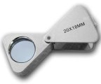 Лупа ювелирная 20х-18мм треугольная MG23196A