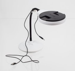 Лупа настольная на подставке с 2-х цветной подсветкой 120мм/2x, 23мм/6x DT120AC