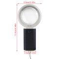 Лупа ручная 30x 40mm TH-5018 с подсветкой