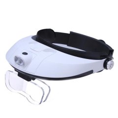 Лупа налобная с подсветкой 2Led - MG81001-G