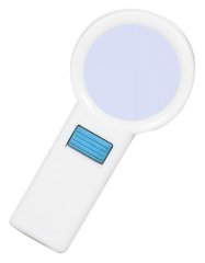Лупа ручная 10x-70мм с подсветкой 10 LED, TH-7015